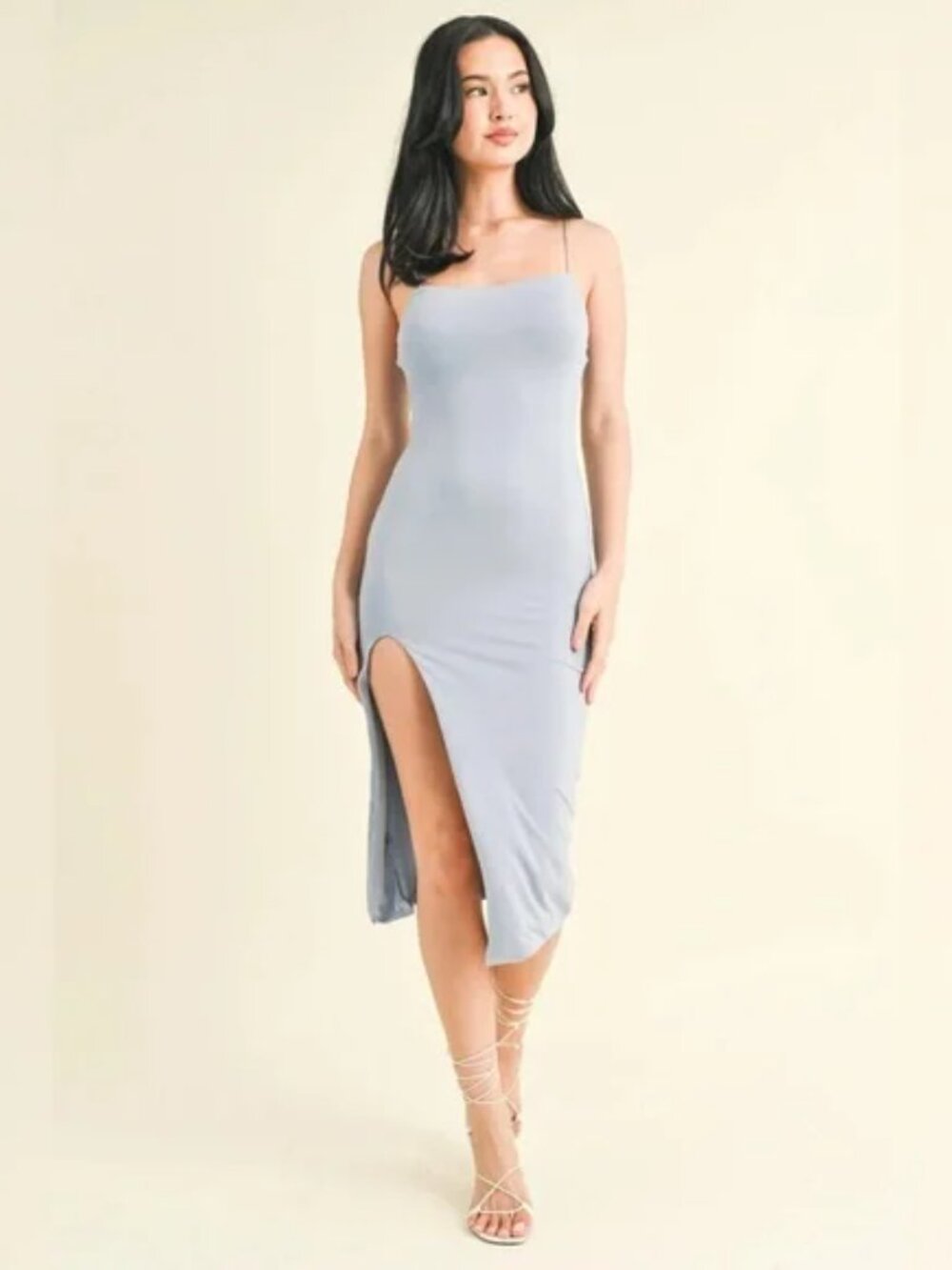 Klesis Chambray Evening Dress (M) - Picture 3 of 3
